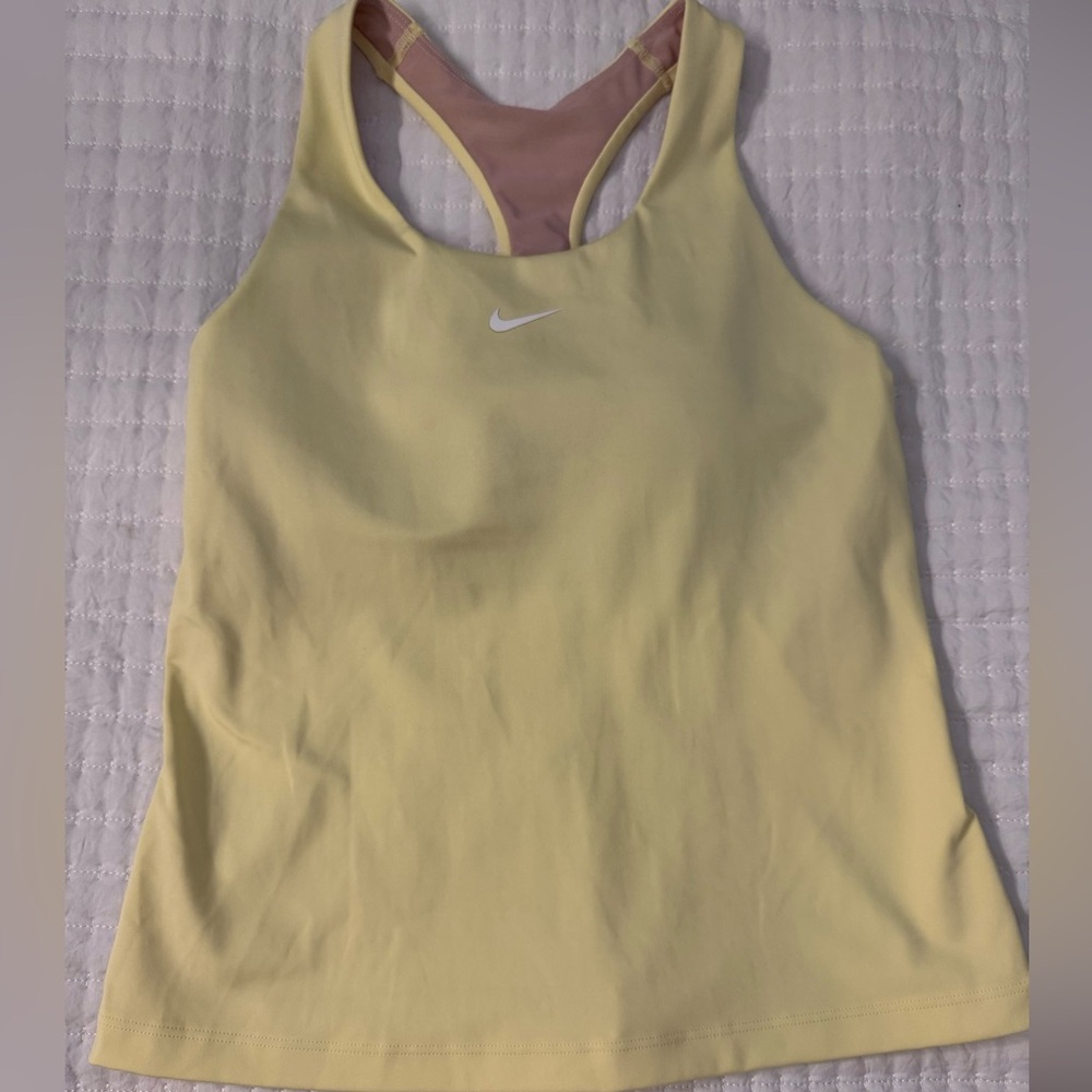 Yellow Nike tank